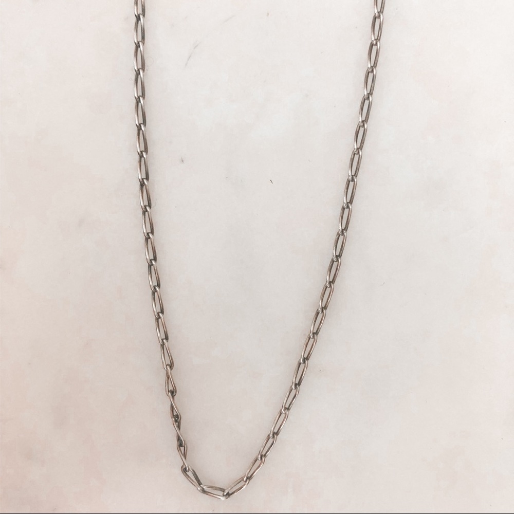 Sterling silver link chain - 20 inch